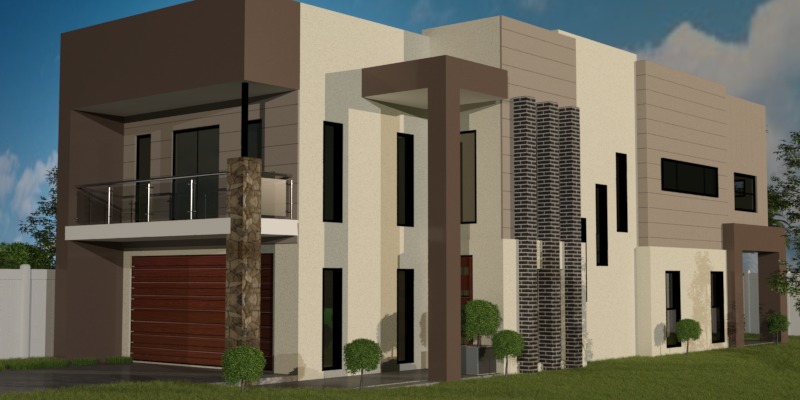Bespoke Home Design - Glenden Homes - Elevation Modern